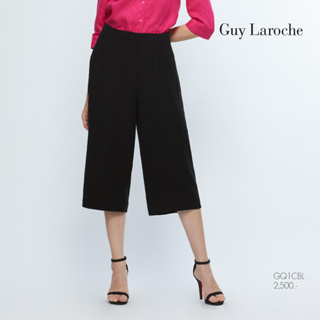 Guy Laroche กางเกงขายาวสีดำ ทรงขากว้าง (GQ1CBL)