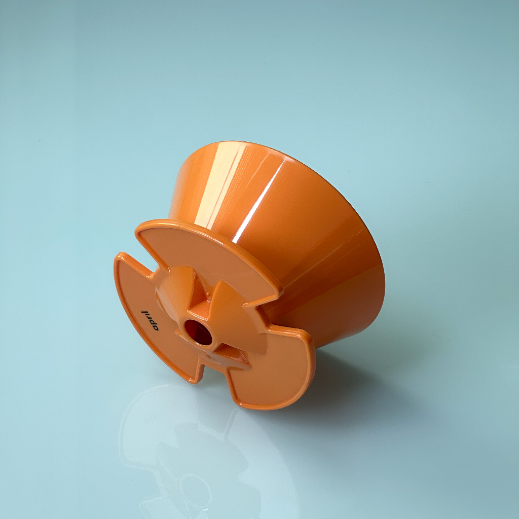 April orange plastic brewer / dripper from April coffee roasters