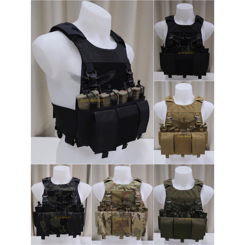 FCPC 2.0 (FCSK) (FCPC Minimalistic Multi-Mission Plate Carrier + 5.56 ...