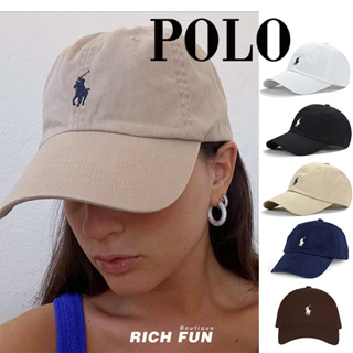 หมวก Polo ralph lauren หมวกเบสบอล cotton baseball cap ของแท้ แท้ 100%