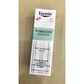 EUCERIN PORELESS SOLUTION SERUM 30 ml เนื้อเซรั่มสูตรเข้มข้นสำหรับผิวมันเป็นสิวง่าย มีปัญหารูขุมขนกว้าง มีสิวอุดตัน