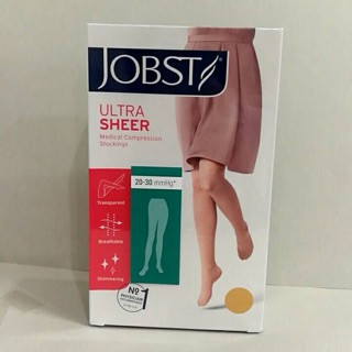 ถุงน่องเส้นเลือดขอด Jobst แบบเต็มตัว แรงรัด 20-30 mmHg มีสีเนื้อและสีดำ บรรจุ 1 คู่/กล่อง