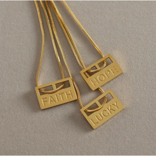 chic appeal - HOPE / LUCKY / FAITH necklace
