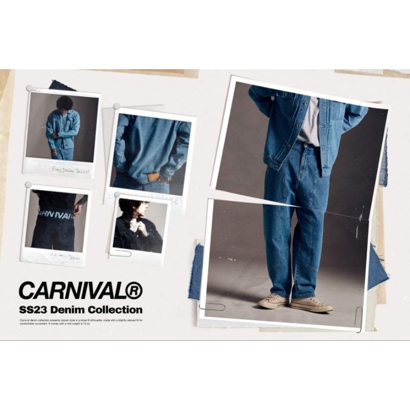 ของแท้-ยีนส์-carnival-ss23-denim-collection-ของใหม่-ของแท้-พร้อมส่ง