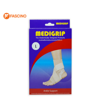 Medigrip เมดิกริบ ผ้ายืดรัดข้อเท้า Ankle Support ไซส์ L บรรเทาอาการปวดเมื่อย เคล็ด ขัดยอก