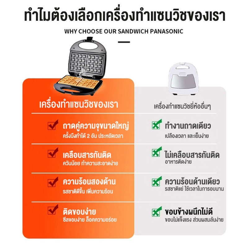 sokany-รุ่นใหม่ล่าสุด2023-bestเครื่องทำวาฟเฟิล-1000w-เครื่องอบวาฟเฟิล-มินิ-ทำขนมรังผึ้ง-เครื่องทําโดนัทจิ๋ว-สี่เหลี่ยม