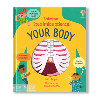 DKTODAY หนังสือ USBORNE STEP INSIDE SCIENE:YOUR BODY (AGE 5+)