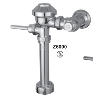 Z6000 ฟลัชวาล์ว ท่อตรง สำหรับชักโครก USA (Aqua Flush Exposed) - ZURN