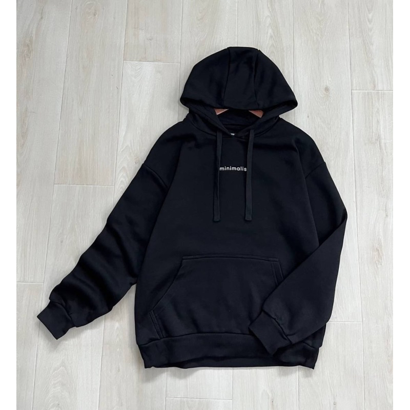 h-amp-m-hoodie-sweatshirt-เสื้อกันหนาวสีดำ