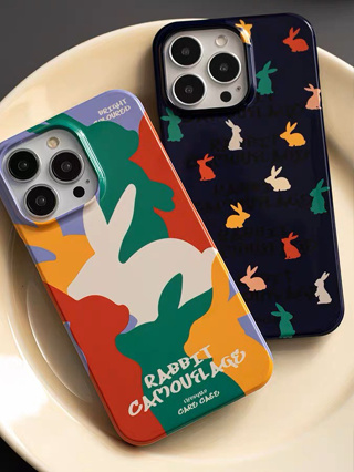 เคส สำหรับ ไอโฟน เคสซิลิโคน สินค้าพร้อมส่งจากไทย สำหรับ Iphone 14 13 12 11 Pro max เคสกระต่ายใหญ่ PC-074 เคสกระต่ายเล็ก