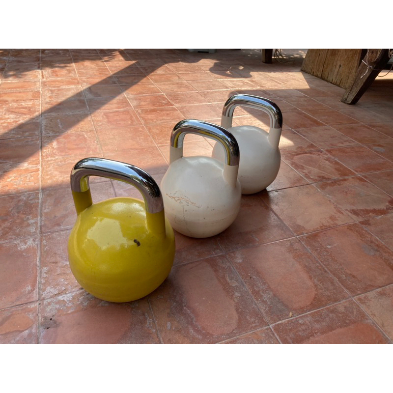 Kettlebell เคตเทิลเบล เคตเทิลเบลลูกใหญ่ Kettlebell เกรดฟิตเนส Shopee