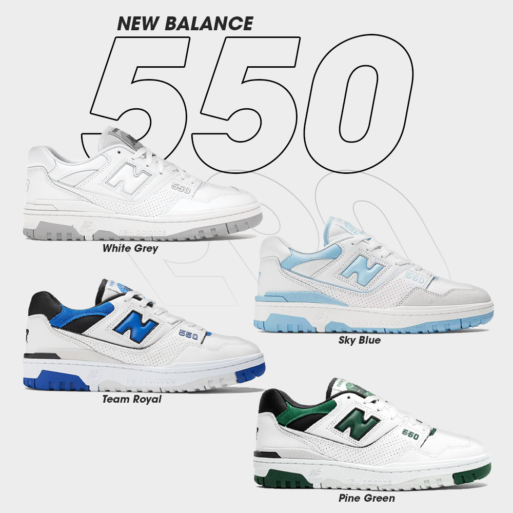 New Balance Collection รองเท้าผ้าใบ M 550 LFSTY BB550LSB / BB550VTC