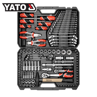 YATO YT-38891 ชุดบล็อก + ชุดเครื่องมือ 1/4" + 1/2" 109 ตัวชุด