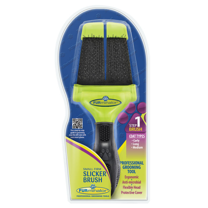 FURminator Slicker Small Firm หวีสลิกเกอร์ ตกแต่งขน แบบแข็ง ขนาดเล็ก ...