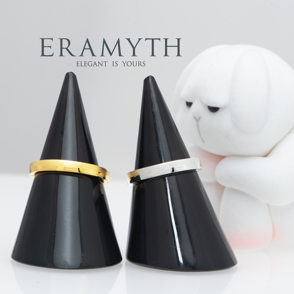 eramyth-jewelry-แหวนคู่-silver-925-ดีไซน์-ฟ่นทรายครึ่งวง-คอลเลคชั่น-น้องอ้วน-รัหส-pi-0001-0002-สินค้าพร้อมส่งจ้า