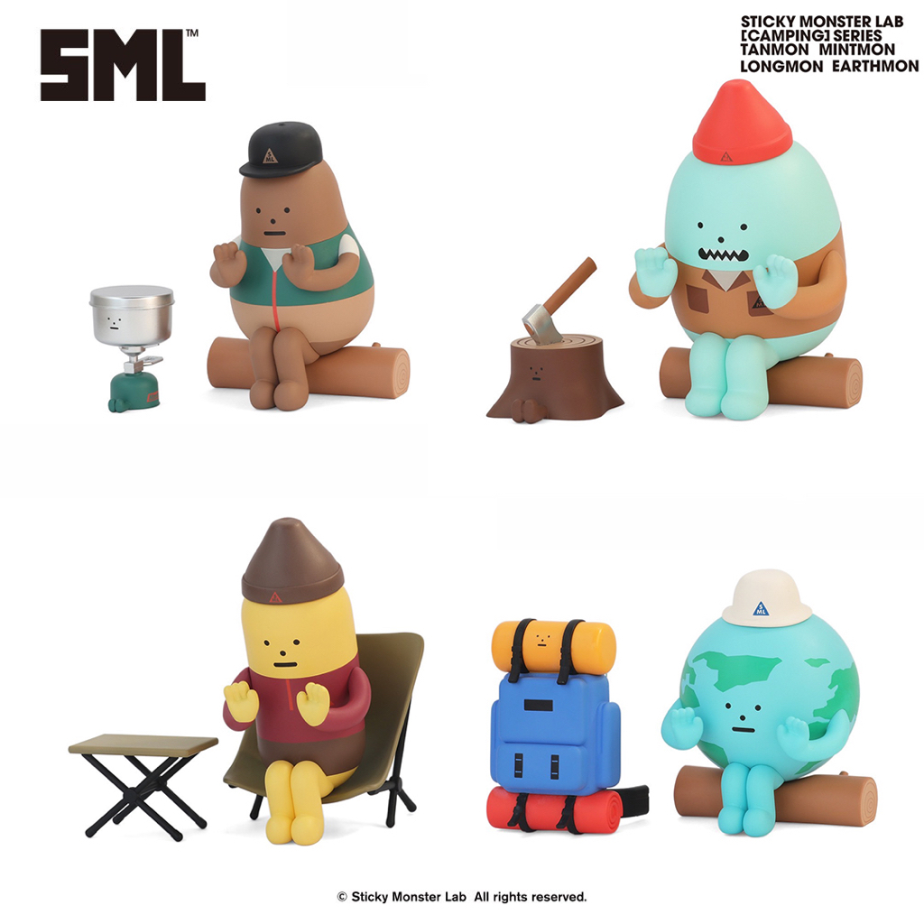 ขายแยก-sml-mini-figure-sticky-monster-lab-vol-4-camping-series