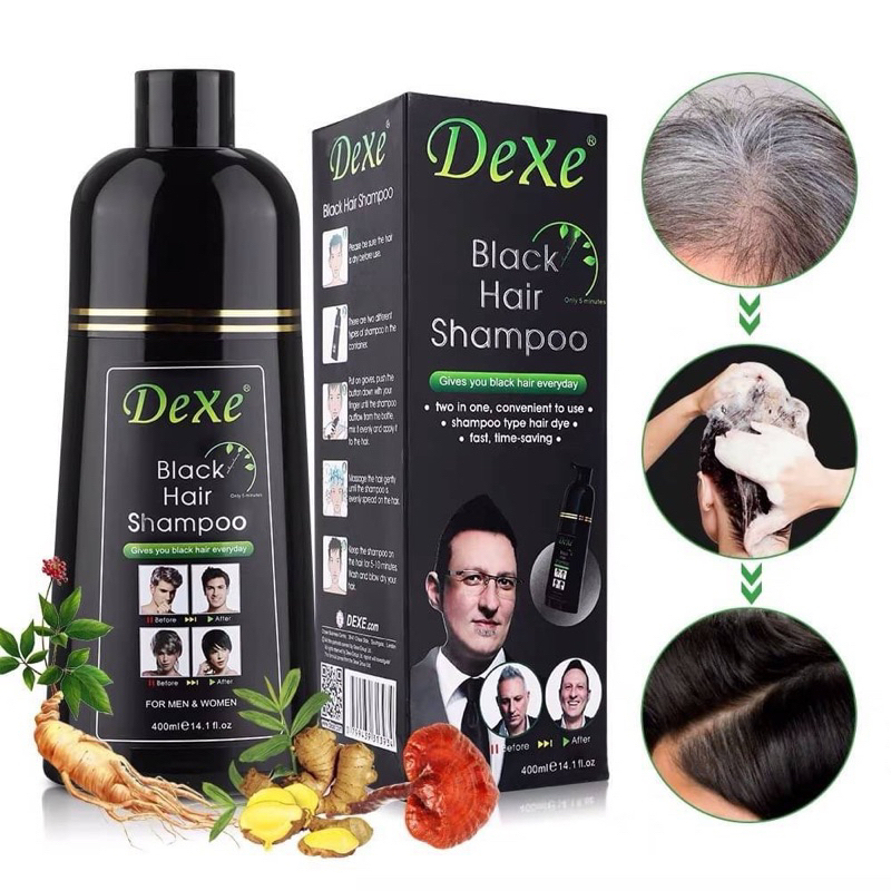 dexe-black-hair-shampoo-แชมพูสระบำรุงผมดำ