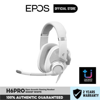 EPOS H6PRO Open Acoustic Gaming Headset GHOST WHITE (H6PRO-OPEN-WH)