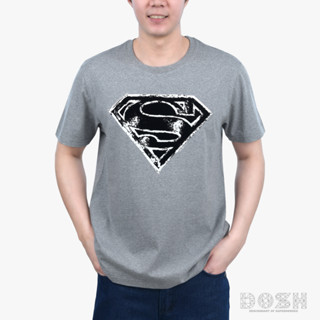 DOSH MENS T-SHIRTS SUPERMAN เสื้อยืดคอกลม แขนสั้น ผู้ชาย WSMT5137-TD