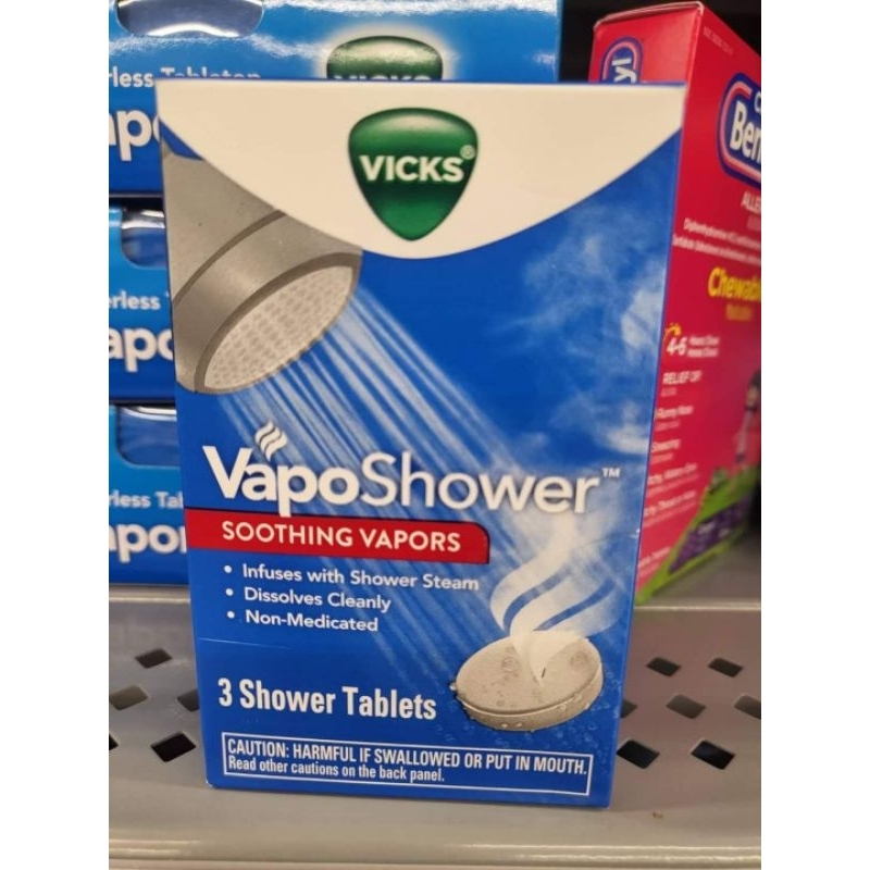 Vicks Vapo Shower ทำให้ผ่อนคลายสดชื่น เม็ดสดชื่น ส่งไวมาก Shopee Thailand