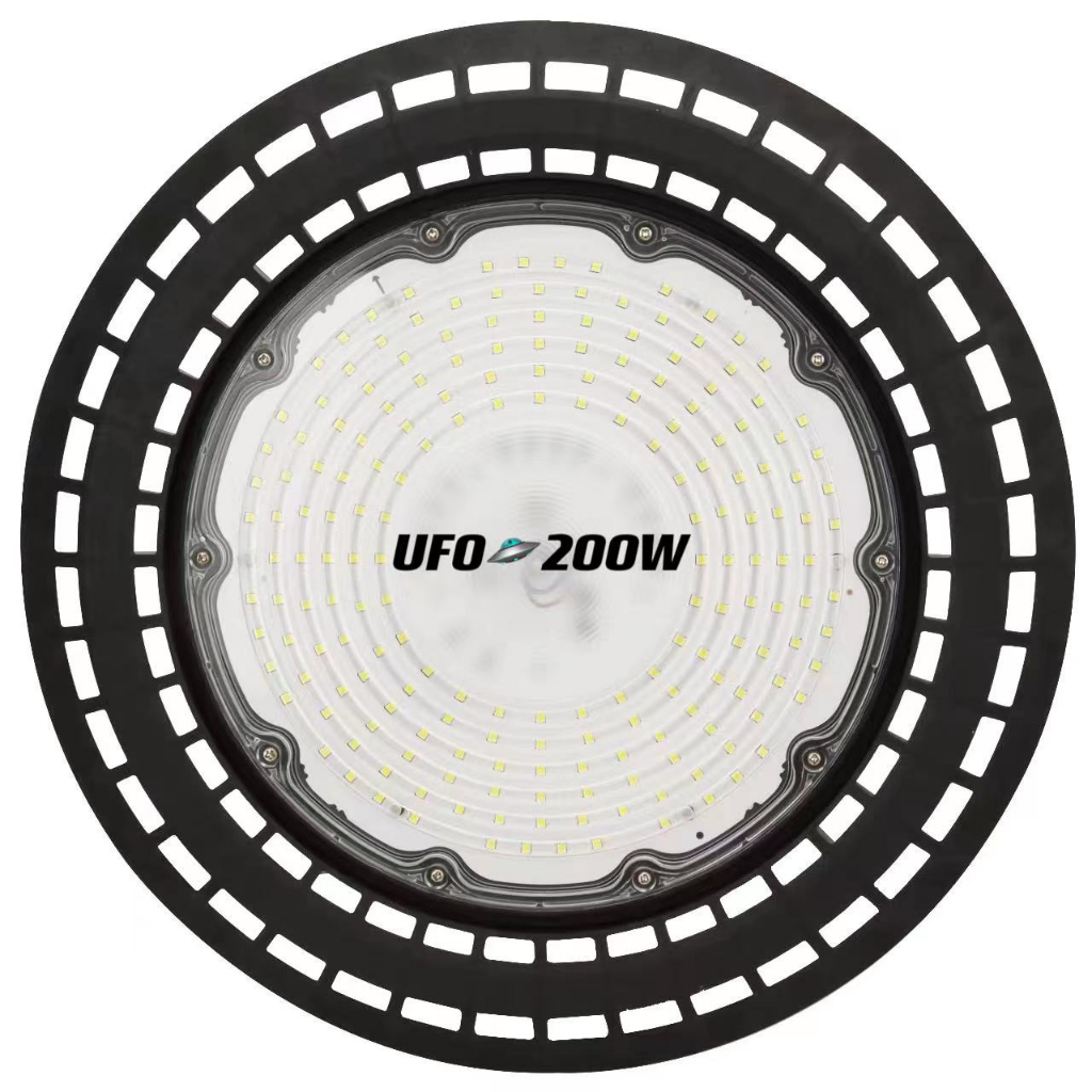 หลอดไฟ-led-โคมไฮเปย์-ufo-ac220v-100w-150w-200w-ip65-high-bay-light-กันน้ํา-ความสว่างสูง-สําหรับโรงรถ-ลานจอดรถ-สนามกีฬา