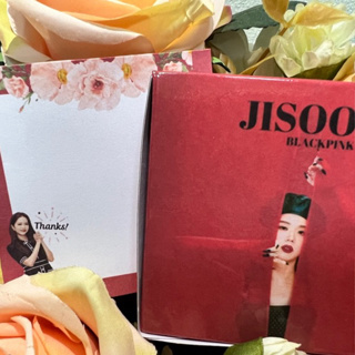 กระดาษโน๊ต Solo Jisoo สีแดง ไม่มีกาว