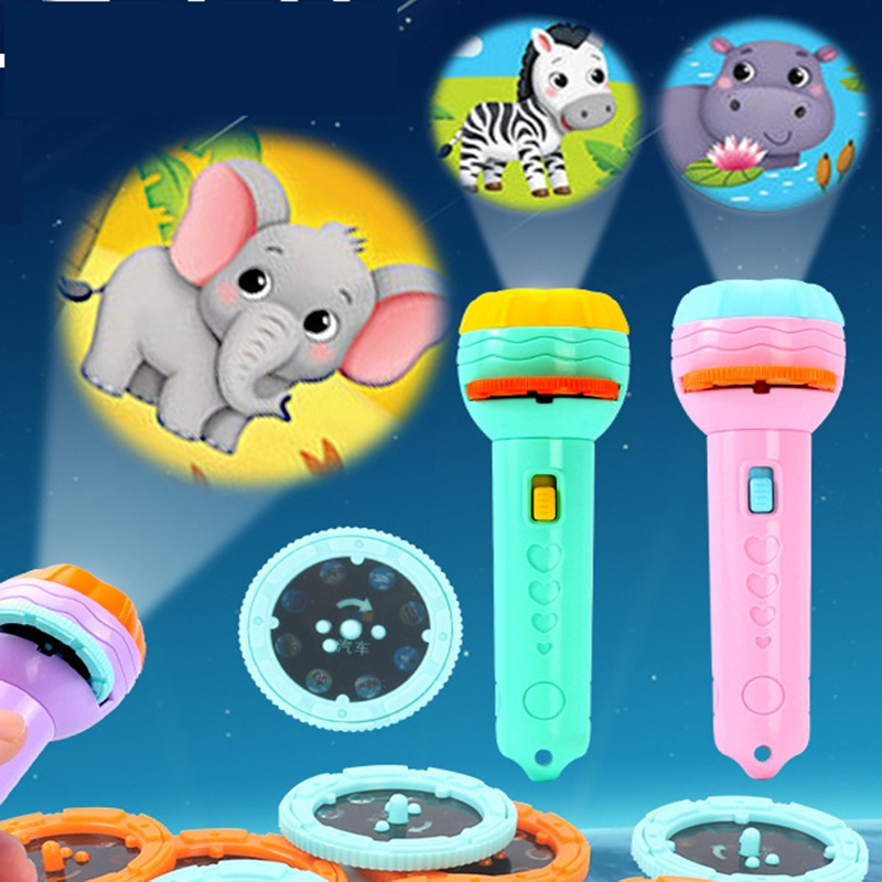 ของเล่น ไฟฉายโปรเจคเตอร์ รูปแบบ Projection flashlight toy ไฟฉาย