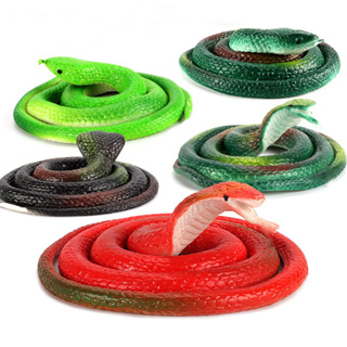 งูยางไล่นก งูยางพาราแบบตัวนิ่มเด้ง งูปลอมเหมือนจริง Bigmart สินค้าพร้อมส่ง