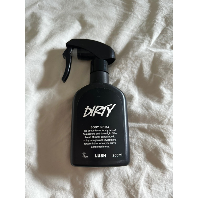 LUSH Dirty Body Spray มือสอง Shopee Thailand