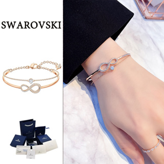 swarovski กำไล SWAROVSKI INFINITY Bracelet ของแท้ 100% swarovski กำไลข้อมือ สวารอฟส  ของขวัญสำหรับคนพิเศษ สร้อยข้อมือสตร
