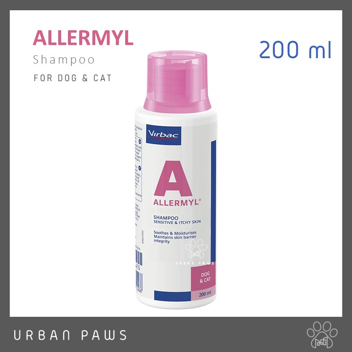 [EXP 05/24] Virbac Allermyl Shampoo for Sensitive & Itchy Skin แชมพูสำหรับสุนัขและแมว ที่ผิวแพ้