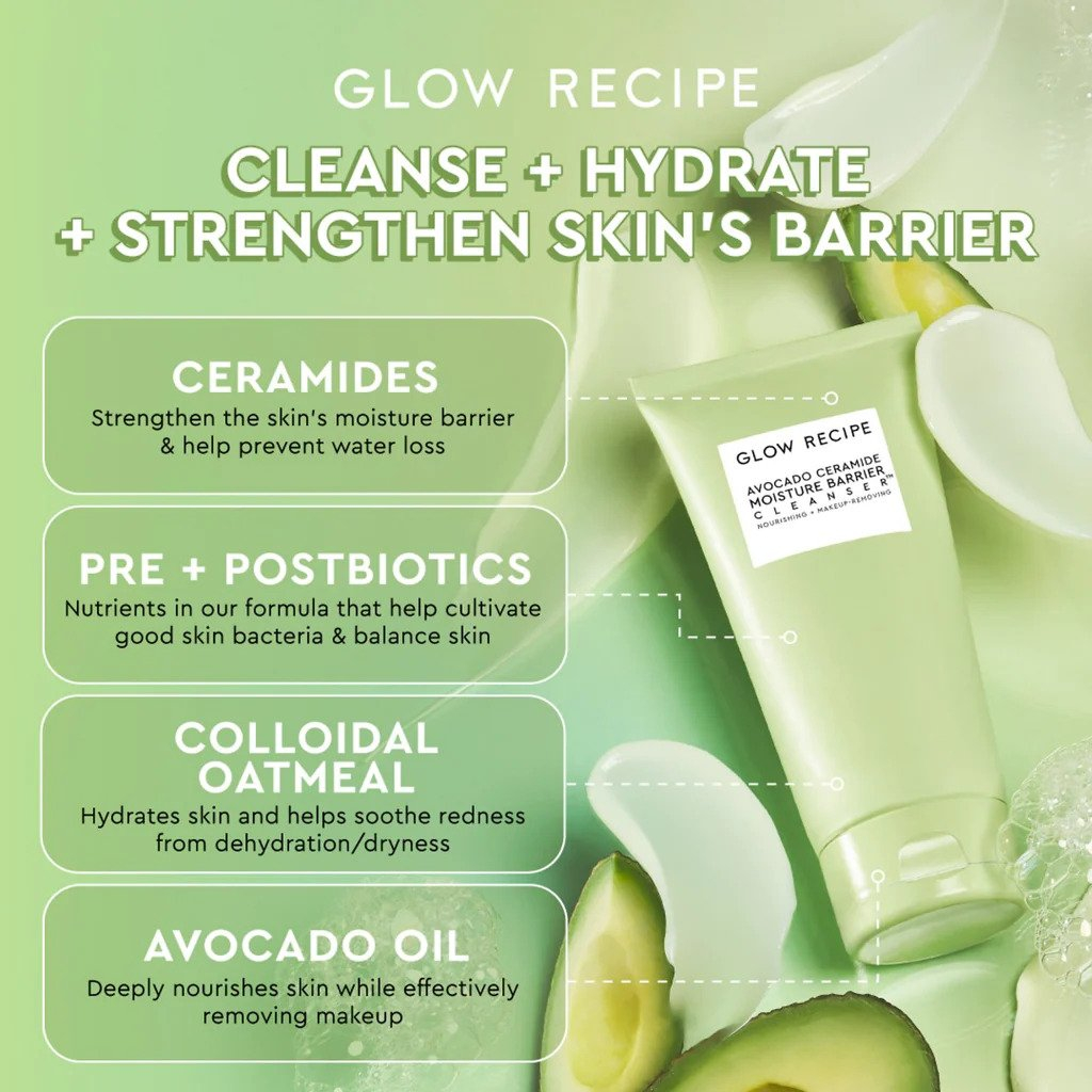 พร้อมส่ง-glow-recipe-avocado-ceramide-moisture-barrier-cleanser-150ml
