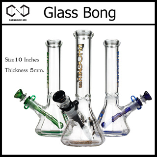 บ้องแก้ว Phoenix Star Glass Bong 10 " Diamond Base แจกันแก้ว 10 นิ้ว PHX39