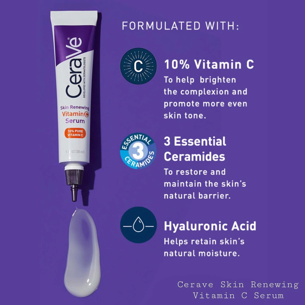 เซราวี-cerave-skin-renewing-vitamin-c-serum-เซรั่มลดริ้วรอย-เผยผิวกระจ่างใส-ฟื้นบำรุงปราการผิว-30ml-พร้อมช่วยลดเลือนริ้