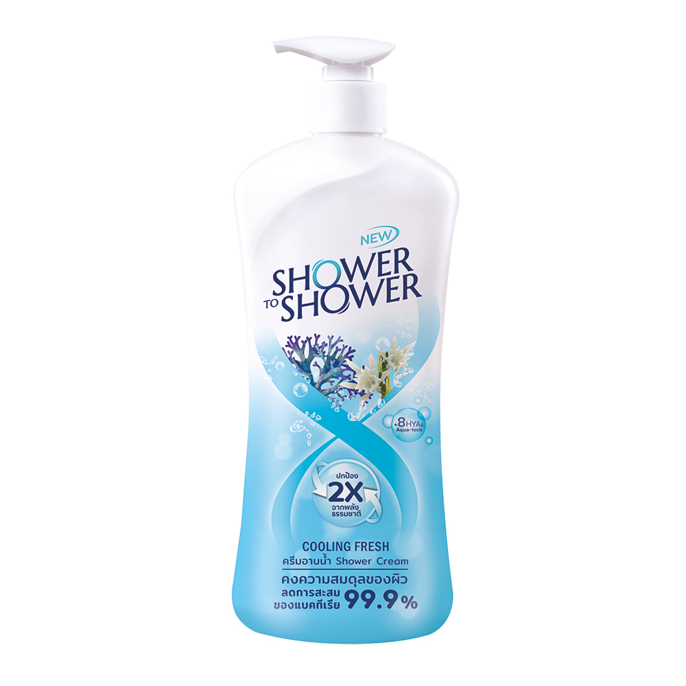 shower-to-shower-cooling-fresh-shower-cream-ผลิตภัณฑ์ทำความสะอาดผิวกาย-450ml