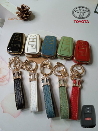 เคสกุญแจรีโมทรถยนต์ TPU กันรอยขีดข่วน สําหรับ Toyota Corolla Altis Corolla Cross Camry CHR RAV 4