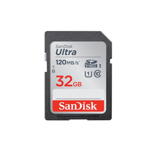 สินค้า SanDisk Ultra SDHC SDSDUNC4 32GB 120MB/s R C10 (SDSDUN4-032G-GN6IN)