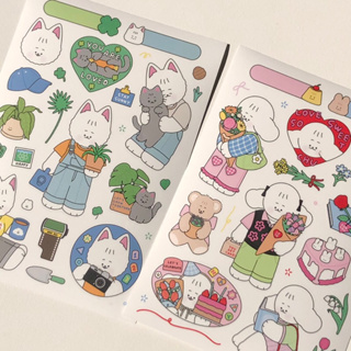 Sticker A6 Bumbi and friend มีตัวเลือก 2 ลาย