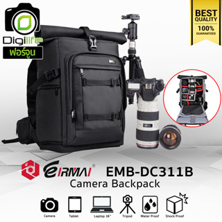 Eirmai Bag EMB-DC311B Backpack For Camera , Flash , Accessories กระเป๋ากล้อง กระเป๋าเป้ กันน้ำกันกระแทก
