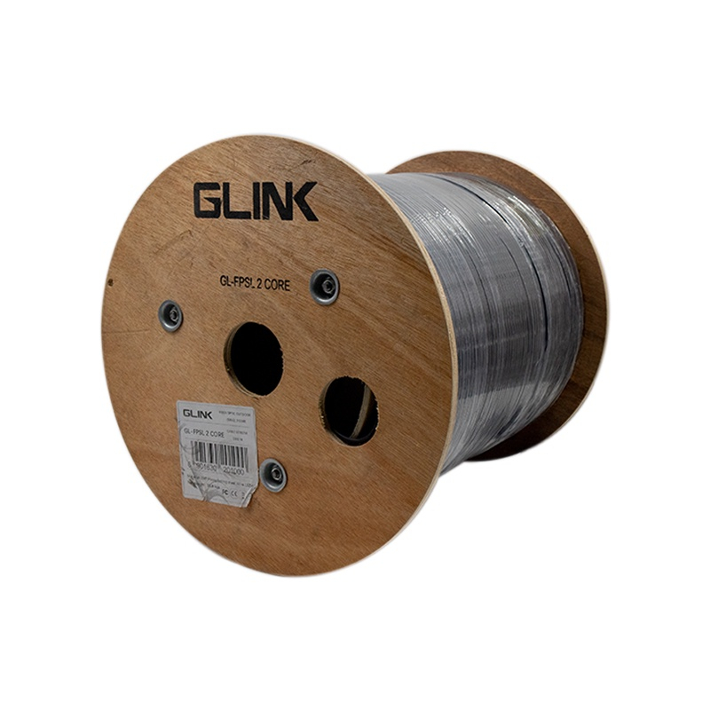 AKIRA TECH สายไฟเบอร์ Fiber Optic+Sling Outdoor Cable 2000m (สำหรับใช้ ...