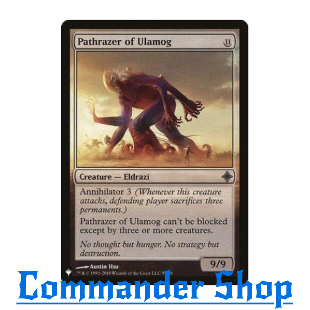 Pathrazer of Ulamog (Creature Eldrazi) Colorless Mv11 Pw9/Tn9 Annihilator การ์ดเกม Magic The