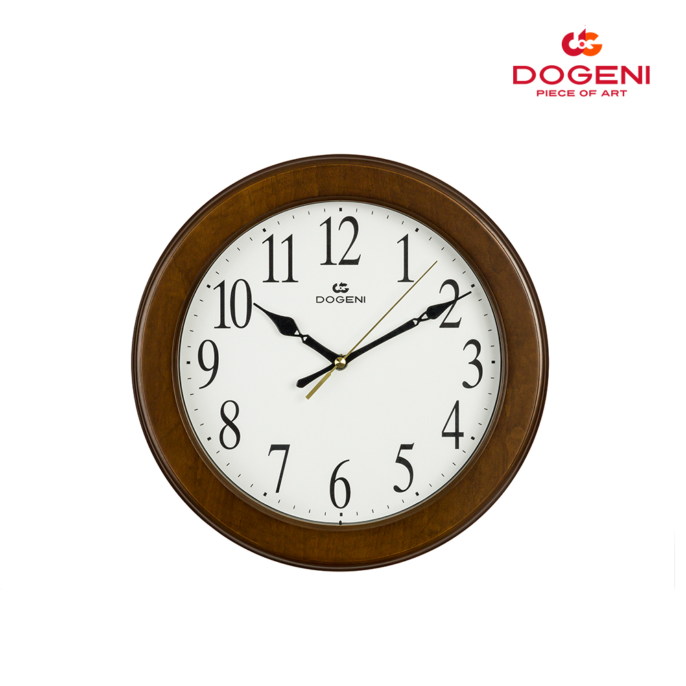 dogeni-นาฬิกาแขวน-รุ่น-wnw002db-นาฬิกาแขวนผนัง-นาฬิกาติดผนัง-นาฬิกาแขวนไม้-ดีไซน์เรียบหรู-เข็มเดินเรียบ