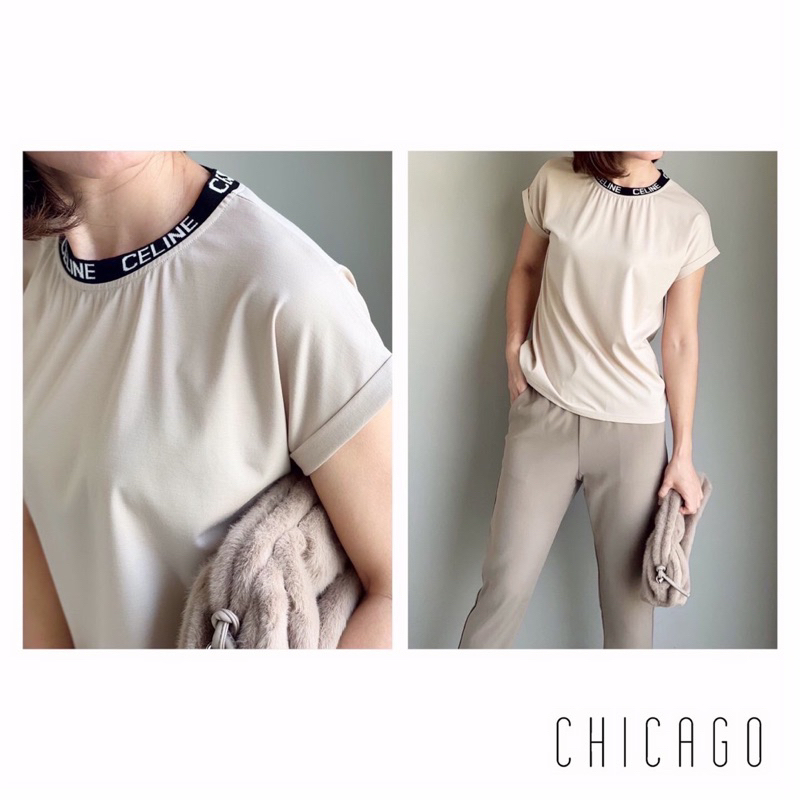 เสื้อยืดchicagoลายแบรนด์ดังc