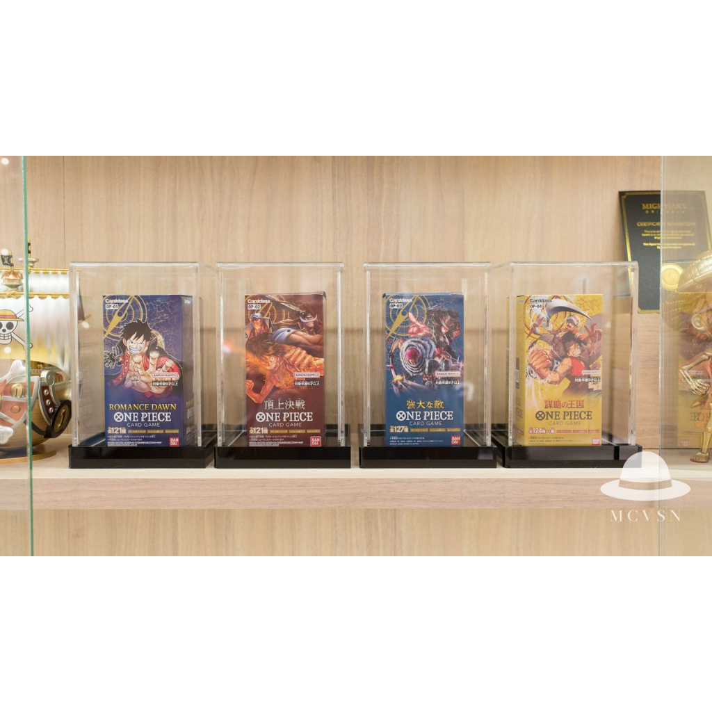 Premium Acrylic Showcase for Booster One Piece Card Game (OP01 / OP02 ...