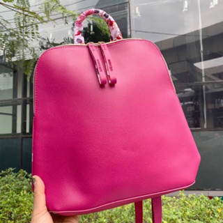 🔥 ของแท้ 🔥  Estee Lauder Campus Bag Pink กระเป๋าเป้เอสเต้ 💖 🔻SIZE : 11 x x12x 5 นิ้ว