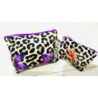 Estee Lauder Leopard and Bee pair of Make Up Bags ได้ 2 ใบ