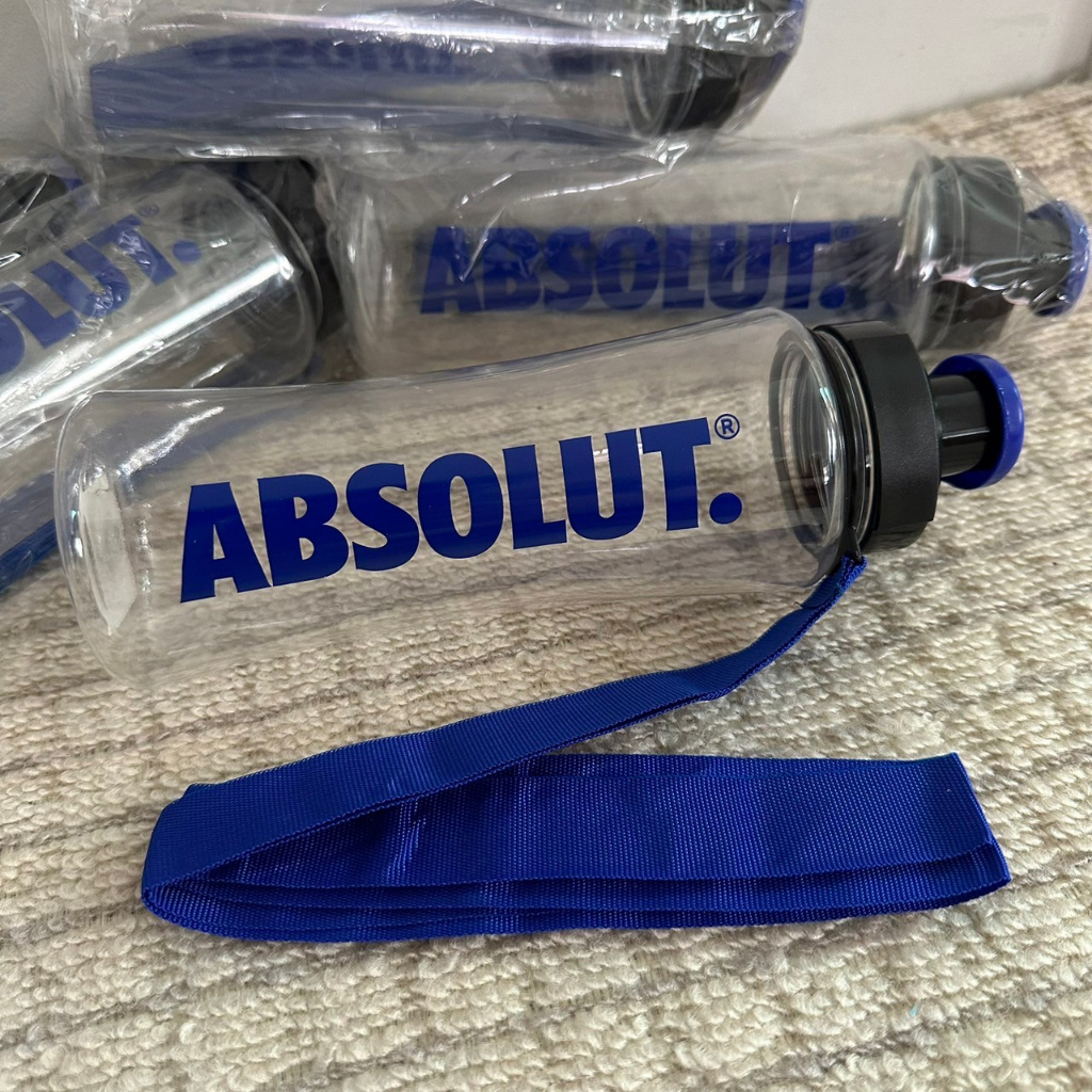 พร้อมส่ง-กระบอกน้ำแอ็ปโซลูป-absolut-กระบอกน้ำพรีเมียม-สินค้าพรีเมียม-สามารถใช้พกพาเวลาออกกำลังกายมีเชือกคล้อง