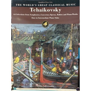 THE WORLDS GREAT CLASSICAL MUSIC - TCHAIKOVSKY - SIMPLIFIED PIANO SOLO (HAL)073999192087