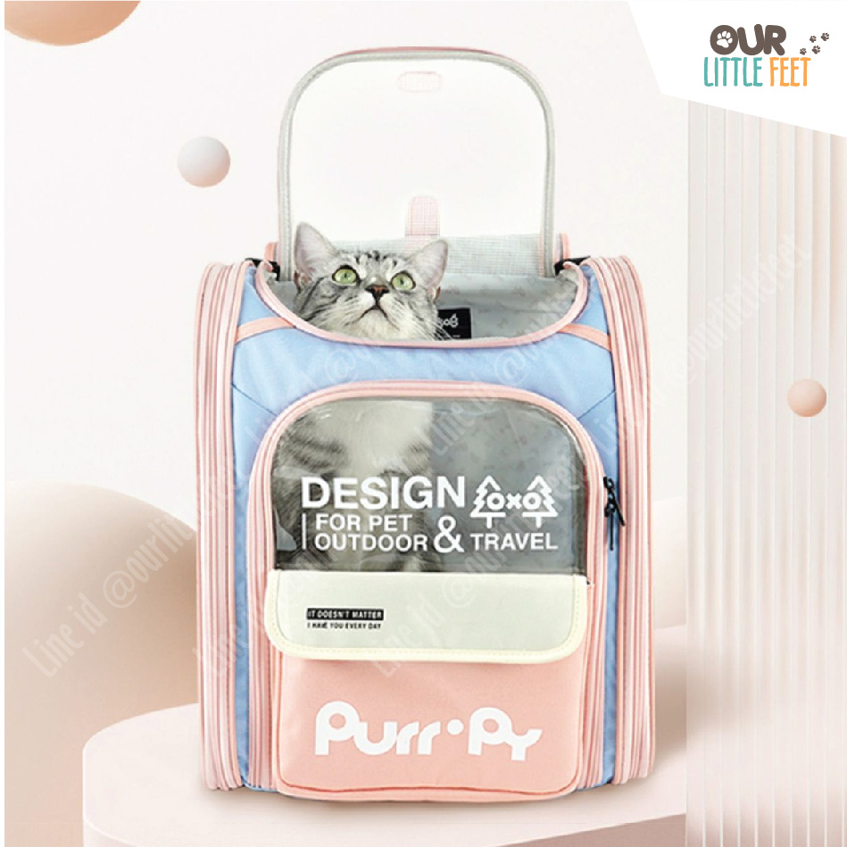 กระเป๋าเป้ Purrpy รุ่น Jelly น้ำหนักเบา ระบายอากาศ สีสวยหวานมาก ...