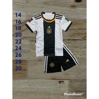 เสื้อบอลเด็กทีมชาติเยอรมัน เสื้อ+กางเกง